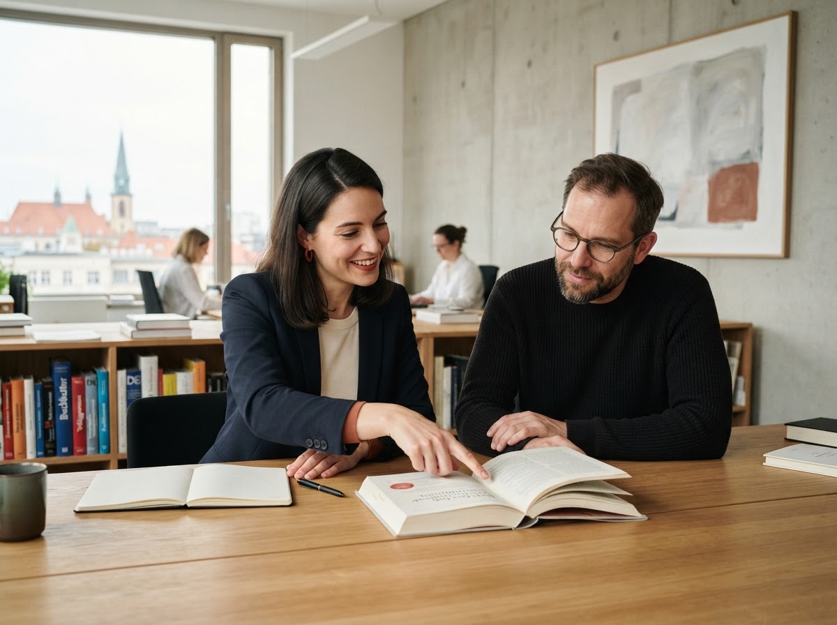 Buchmehrsal Analystenteam bei der Auswertung von Echtzeit-Kennzahlen